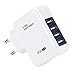 Produktbild Dapei RC Ladegerät Adapter 4 Port USB Ladegerät Universal Steckdose, Weiß (EU)