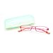 Produktbild Topstaronline (TM) Leichter flexibler TR90 Lesebrillen 5238 mit Brillenetuis (rosa, +2.0)