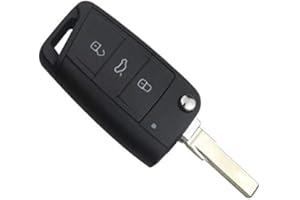 Pro-Plip - Carcasa para Volkswagen Golf 7 GTI MK7 Skoda Octavia A7 con 3 Botones