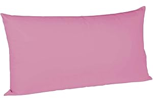 Fleuresse Colours Kissenbezug, Mako Satin, Rosa, 40 x 80 cm