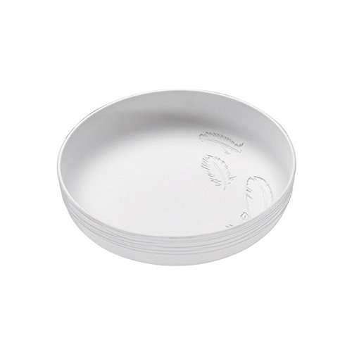ZUHAUSE Porzellan Schale Feder dia 242mm,Höhe 5,5mm - 2