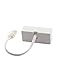 sourcingmap® RJ11 6P4C Double Female to RJ11 8P4C Male Coupler Converter Adapter Cord White