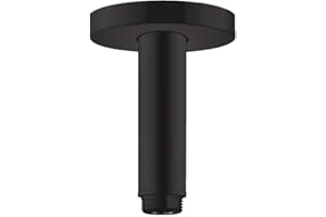 hansgrohe 27393670 S 10 cm negro mate conexión de techo