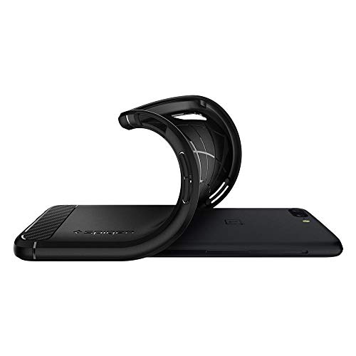 Spigen OnePlus 5 Case Rugged Armor Black - Fundas para tel  fonos m  viles