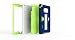 Produktbild iPad Air Hülle,Apple iPad Air Schutzhülle Modell 2013 Series Full-body Rugged Hybrid Protective Case Cover mit integriertem Bildschirmschütz,Dunkleblau/Grün-Dual Layer Design + Anti-Schock Schutzleisten (Dunkleblau/Grün)