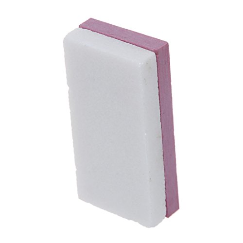 Wetzstein – TOOGOO(R)3000 & 10000 # Grit Messer Razor Spitzer Feinstein Polierter Wetzstein Oilstone Rot + Weiss - 4