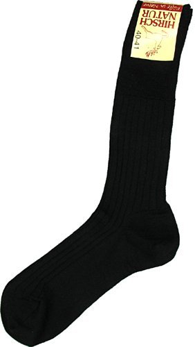 100% Pure Wool Calf-Length Sock - 3 Colours Available (07. (PACK OF 3) UK 3-4 / EU 36-37, 1. Black)