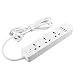 Produktbild laonBonnie Praktisches 4-Port USB-Ladegerät mit 3-Port Reise-Ausgangsgebrauch Steckdosenleiste Großhandel