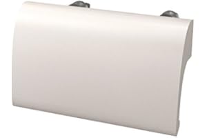 ToniTec Oskar, maniglia esterna per porta del balcone, in alluminio, con viti, colore bianco