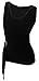Women's Grecian Style Breastfeeding Nursing Top (Small, Black)