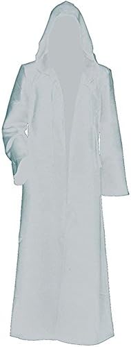 huiyemy Men's Tunic Hooded Robe Cloak Knight Fancy Cool Cosplay Costume,Large