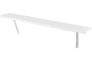 ANYVOYAGE Radiator Shelf with Heat Reflective Foil – Floating Shelf for Extra Storage, Heat Shield & Safety Protection – No Drilling Easy Install – Holds 8-10kg (90cm)