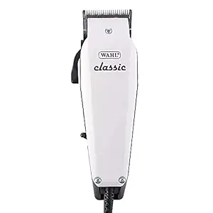 Wahl 08747-024 Corded Classic Series Clipper; 6000 rpm; 1-2 mm cutting lengths; Taper Blades for Tapering and fading; White