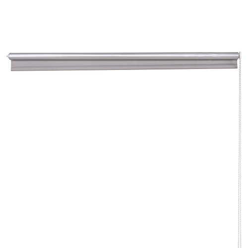 Costway Verdunkelungsrollo Fensterrollo Klemmrollo Thermorollo Seitenzugrollo Klemmfix-Rollo ohne Bohren 55x150cm Farbwahl lichtundurchlässig (Grau) - 3