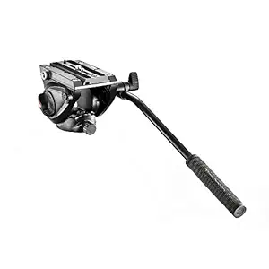 Manfrotto Lightweight Fluid Tripod Video Head with Flat Base (MVH500AH)