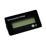 que pantalla lcd Pantalla digital y bajo consumo de energía: el detector de batería muestra los resultados a través de la pantalla LCD clara con potenctor de pantalla impermeable de PVC y luz de fondo verde brillante. Menos 50% de poder a la pérdida que los demás. Además, hay un botón de apagado para ello.