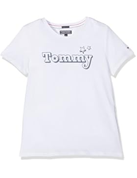 Tommy Hilfiger Mädchen T-Shirt Ame Girls TH CN Knit S/S