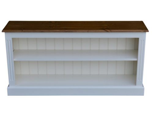 100% Solid Wood Bookcase, Painted & Waxed 2ft 2