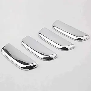 Auto Spare World Door Handle Chrome Cover for Maruti WagonR 2010-2013 (Silver) - Set of 4 Pcs.