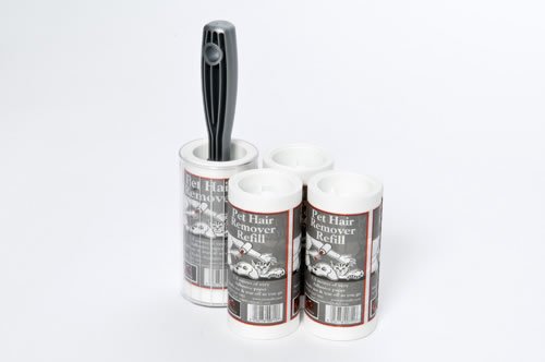 Caraselle Fusselrolle speziel für Tierhaare incl. 3 Ersatzrollen (insg. 30 m Kleberolle)