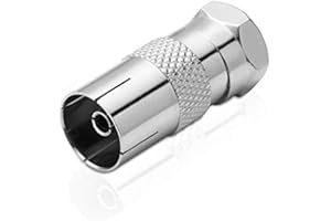 adaptare 60521 - Sat/TV-Adapter (F-Stecker/IEC-Koax-Buchse)