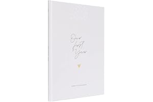 JO & JUDY Babys Erstes Jahr"Our first year" - Babytagebuch für die ersten 12 Monate - 21 x 26,8 cm