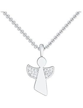 ❤️ Engel-Kette Silber 925 ❤️ Taufgeschenk für Mädchen Geschenk zur Taufe Schutzengel-Kette Engel-Anhänger Taufe...