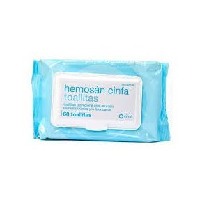 HEMOSAN CINFA HEMORROIDES 60 TOALLITAS