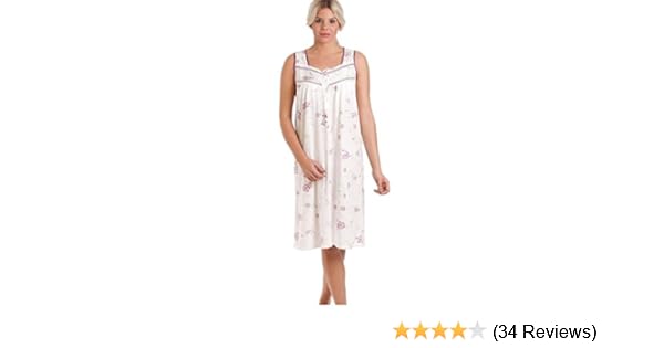 sleeveless jersey nightdress
