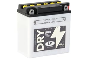 LP BATTERIES Batería seca para moto Landport LP 12Volt, 9Ah/10hr, 95 CCA- LB9B