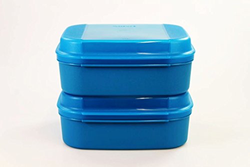 TUPPERWARE Naschkätzchen 1,7L dunkel türkis (2) Bellevue Dose Vorrat Royal 17150 - 4