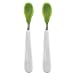 OXO Tot Silicone Feeding Spoon Set (Green)