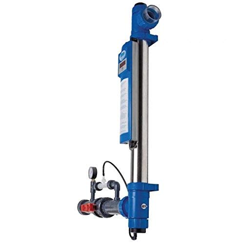 Blue Lagoon 75W Ozon UV-C, empfohlener Durchfluss 18m³/h, max. Durchfluss 23m³/h