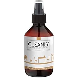 Cleanly Limpiador y Cuidado de Muebles de Madera, 250 ml, Cuidado de Madera 100% Natural, Alternativa a la Cera de Muebles, abrillantador y Aceite para el Cuidado de la Madera