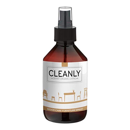 Cleanly Limpiador y Cuidado de Muebles de Madera, 250 ml, Cuidado de Madera 100% Natural, Alternativa a la Cera de Muebles, abrillantador y Aceite para el Cuidado de la Madera