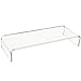 Produktbild HOMCOM Fuß aus Glas Acryl-Monitor Computer TV 53 x 19 cm Finesse