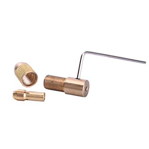 MagiDeal Spannzangen-Set (Spannmutter, Spannzangen 0,5/1/1.5/2.5/3.0 mm) Bohrer Spannzange 7 stk. kleiner elektrisch Micro Twist Bohrfutter Set mit Inbusschlüssel Schnellspannbohrfutter High Speed Stahl - 6