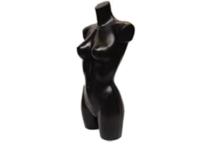 THE SHOPFITTING SHOP Colore Nero Donna Sportswear Manichino Busto for Lingerie Swimwear Fashion and Shopfittings