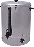 Sicherheitszapfhahn Saro 317-2005 HOT DRINK MAXI Glühwein-und Heißwasserspender, 40L, Edelstahl