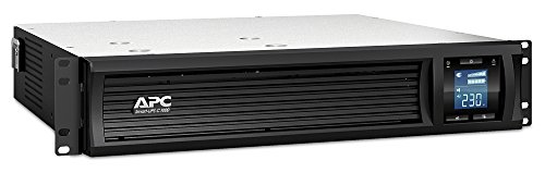 APC Smart-UPS SMC – Unterbrechungsfreie Stromversorgung 1.000VA Rackmodell 2U – SMC1000I-2U – Line Interactive, AVR, 8 Ausgänge IEC-C13, Shutdown Software - 3