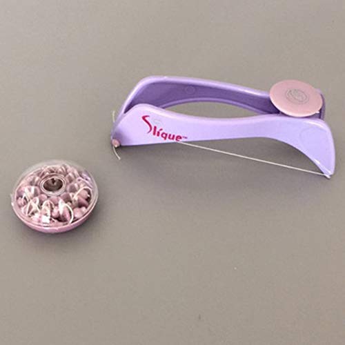 Preisvergleich Produktbild Frauen Kunststoff Baumwolle Modernes Haar Gesichts Körperentfernung Threading Einfädler Epilierer System Slique Design Tools
