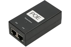 Extralink POE-24-24W G, iniettore PoE Gigabit, 24 V, 1 A, 24 W, cavo incluso, 10/100/1000, protezione contro cortocircuiti e sovratensioni, due porte RJ-45, adattatore passivo