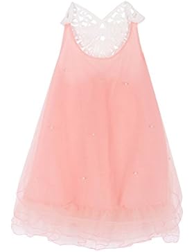 BOBORA Bambino ragazze pizzo tulle abito fiore sundress principessa partito abiti abito