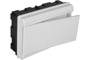 Solera 679CB - Conjunto de caja, tapa,marco y puerta blanca.Distribución 8 elementos. De 277x188x55.Empotrar.