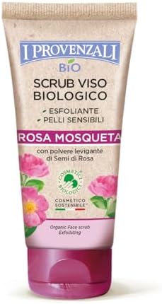 I Provenzali | Scrub Viso Biologico Rosa Mosqueta, 75 ml