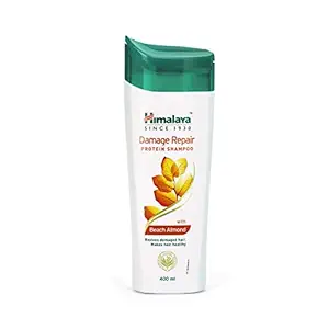 Himalaya Damage Repair Protein Shampoo | Repairs & Protects Hair from Damage | For Dry & Damaged Hair | With the Goodness of Beach Almond & Chickpea| For Women & Men | 400ml