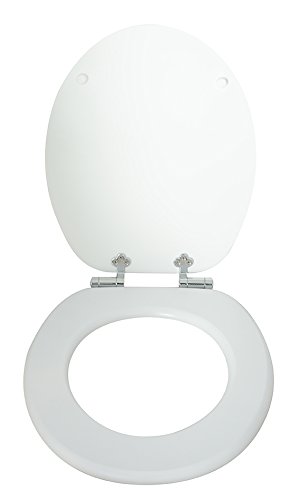 Eisl ED09010SC MDF Holzkern WC Sitz mit Absenkautomatik, weiß - 2