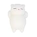 Produktbild PINEsong Nette Mochi Squishy Tier Squeeze Healing Fun Kinder Kawaii Spielzeug Stress Reliever Dekor (Weiß & Grau) (C)