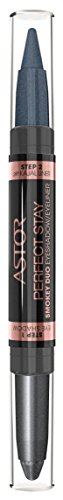 Astor Perfect Stay Smokey Duo Eye Shadow Eyeliner, Farbe 230 blue, 1er Pack (1 x 1 g)