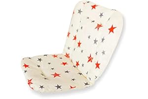 Pvczool Kinderwagen Sitzpolster Universal Kinderwagen Hochstuhl Sitzkissen Mat Baumwolle Feeding Stuhlkissenbezug